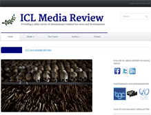 Tablet Screenshot of iclmediareview.com